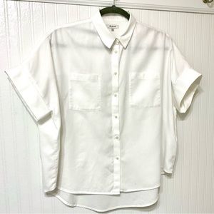 Madewell Courier Shirt 2XL Short Sleeve Essential Wardrobe Piece